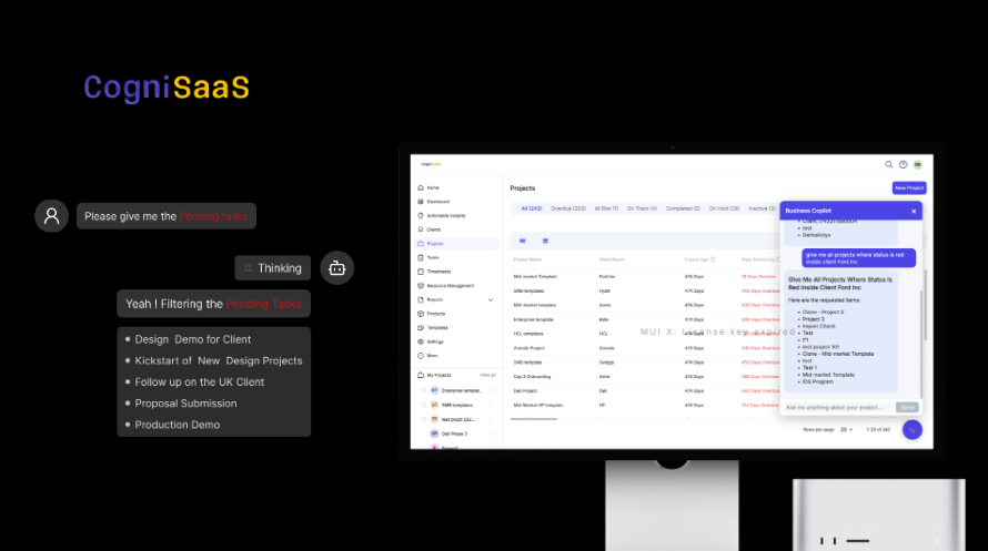 AI based learning platform admin panel UI case study