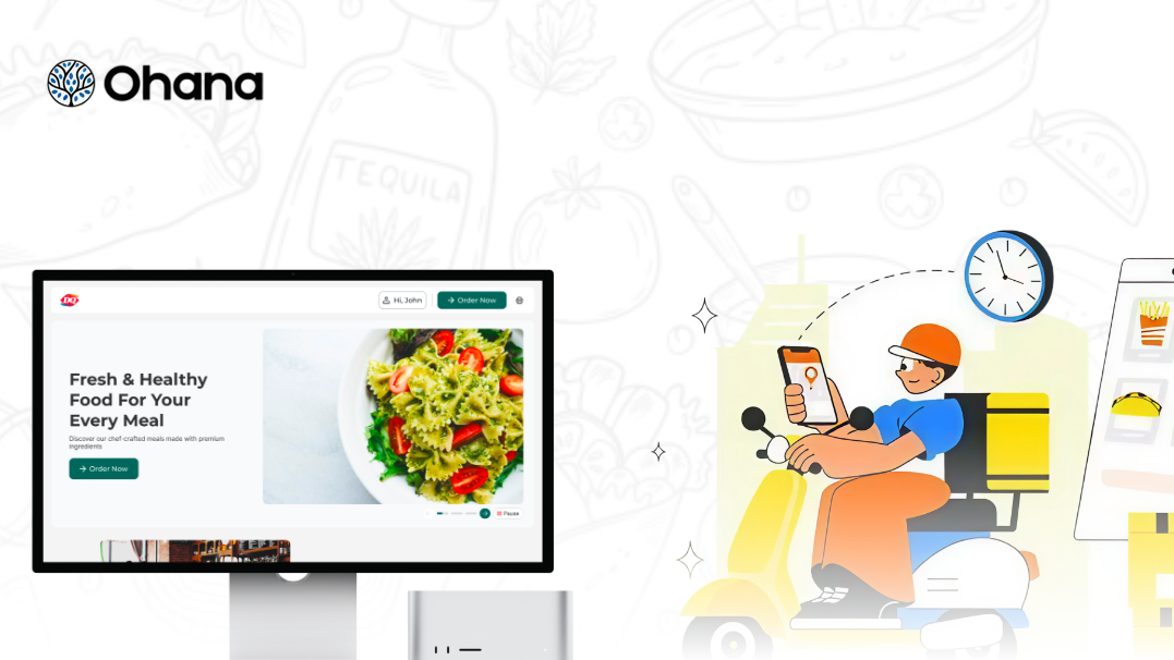 Food delivery app interface design case study